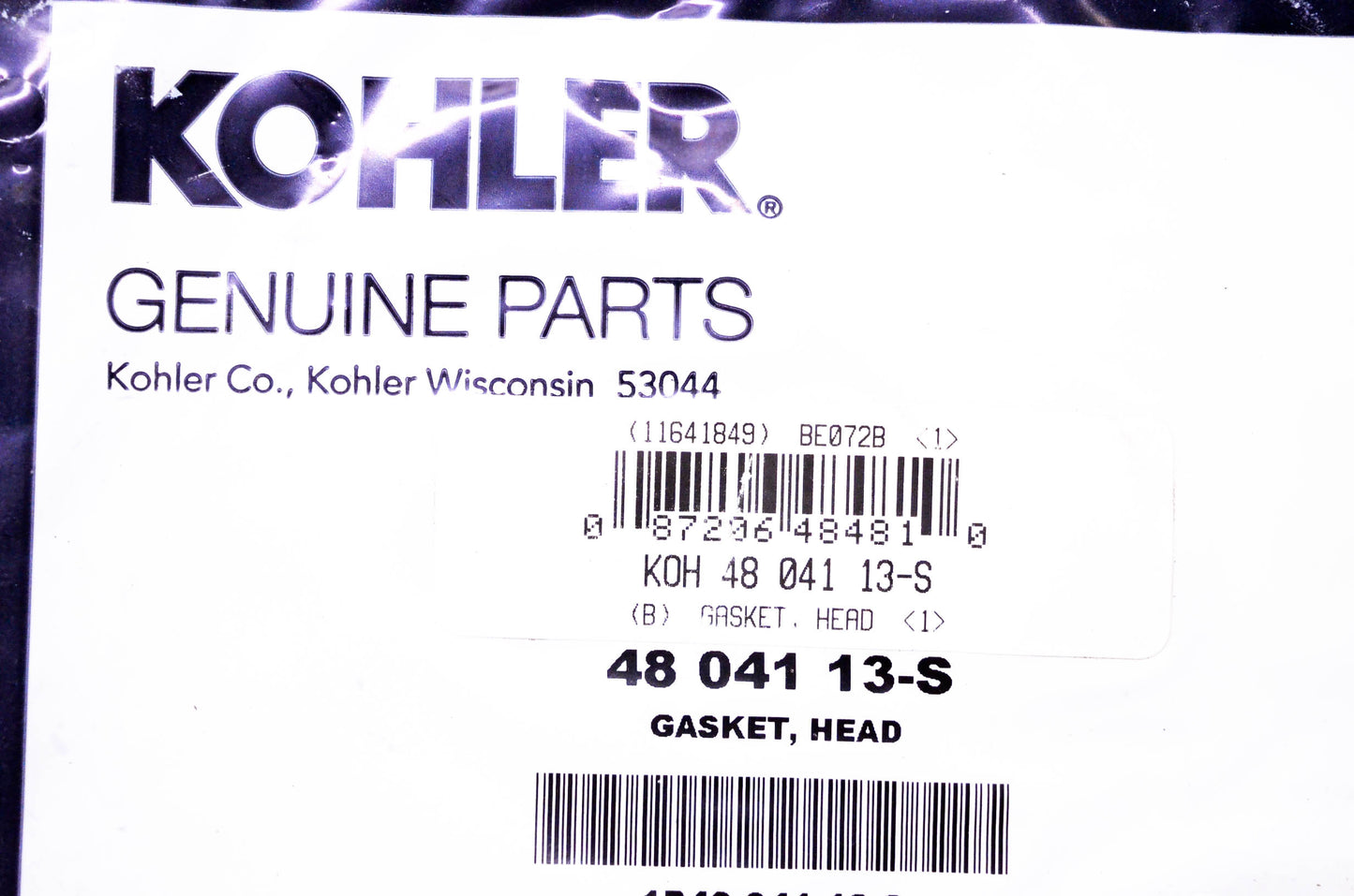 Kohler 48 041 13-S Head Gasket NOS