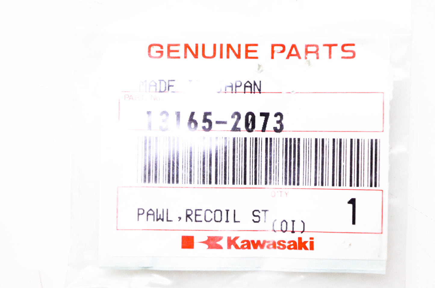New OEM Kawasaki 13165-2073 Recoil Pawl NOS