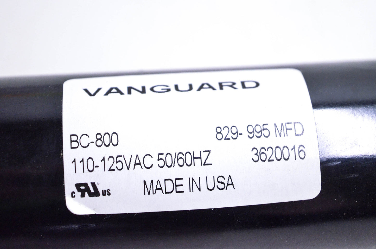 Vanguard BC-800 Electric Motor Start Capacitor NOS