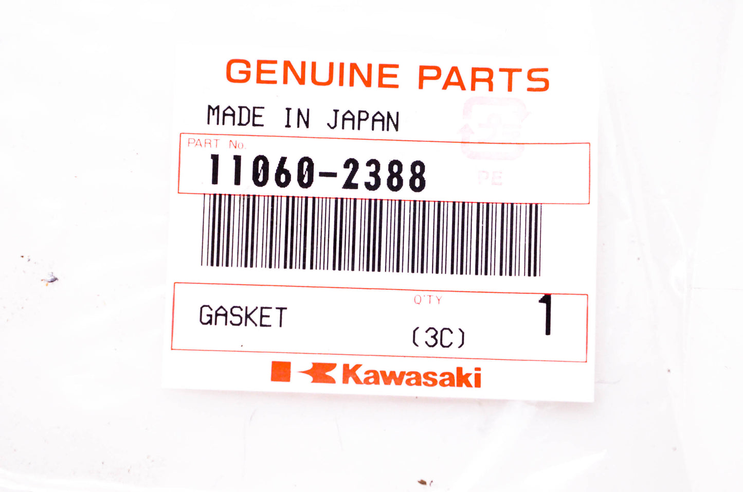 New OEM Kawasaki 11060-2388 Gasket NOS