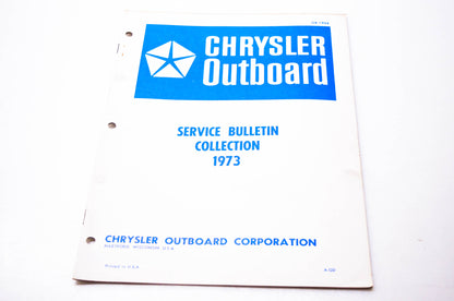 Chrysler Outboard OB1964 Service Bulletin Collection 1973