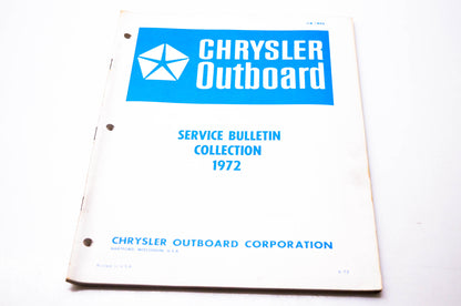 Chrysler Outboard OB1896 Service Bulletin Collection 1972