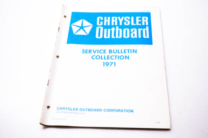 Chrysler Outboard OB1646 Service Bulletin Collection 1971