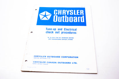 Chrysler Outboard OB1195 Tune-Up & Electrical Check Out Procedures