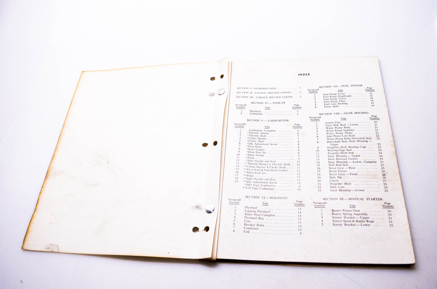Chrysler Outboard OB1029-1 Service Manual 9.6 9.9 10 12.9 & 15 HP Outboard Motors