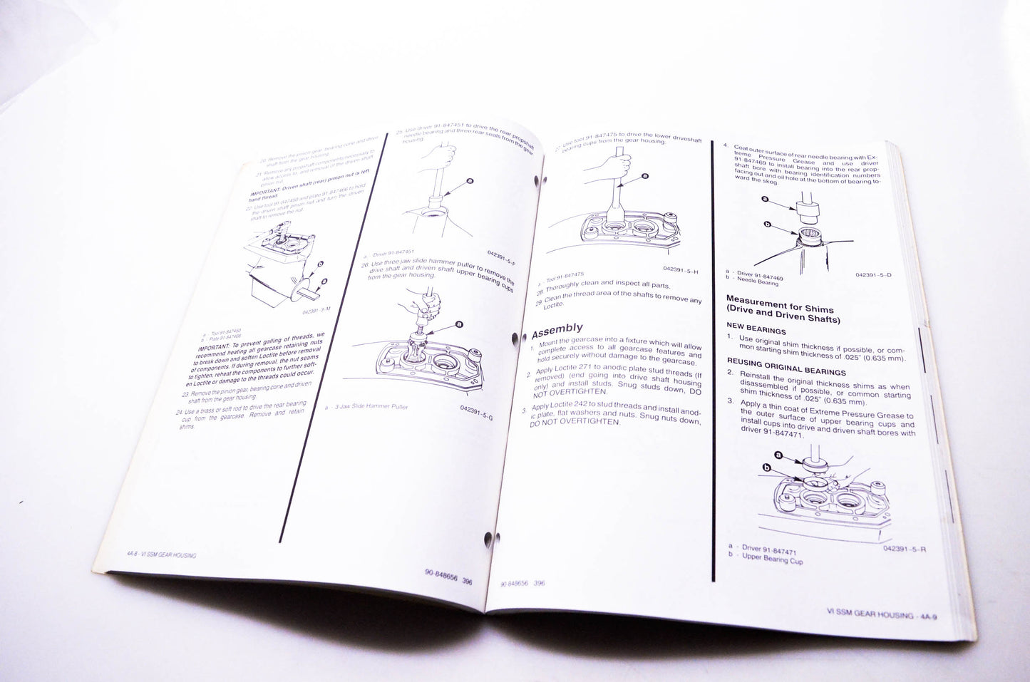 Brunswick Corporation 90-848656 396 MerCruiser Hi-Performance Series Service Manual Number 4