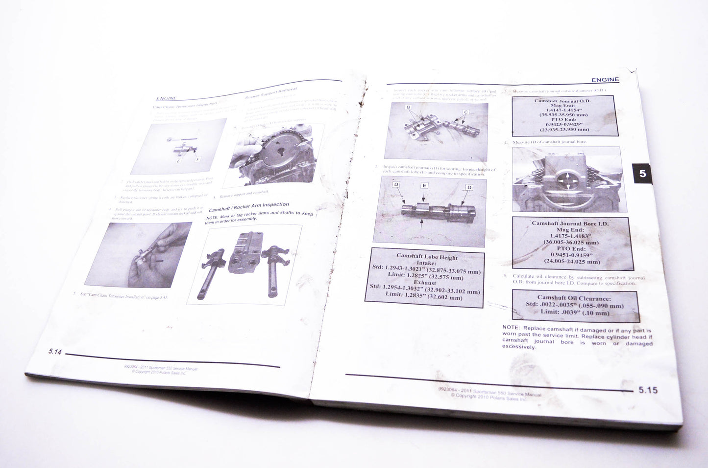 OEM Polaris 9923064 2011 Sportsman 550 Service Manual