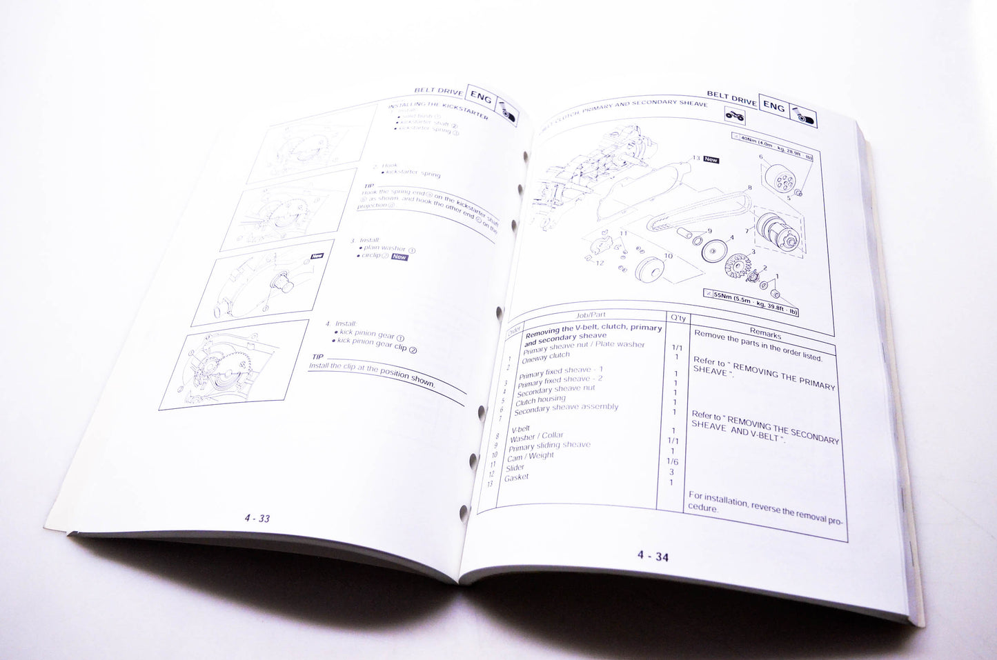 OEM Yamaha LIT-11616-22-13 2009 Raptor 90 YFM90RY Service Manual