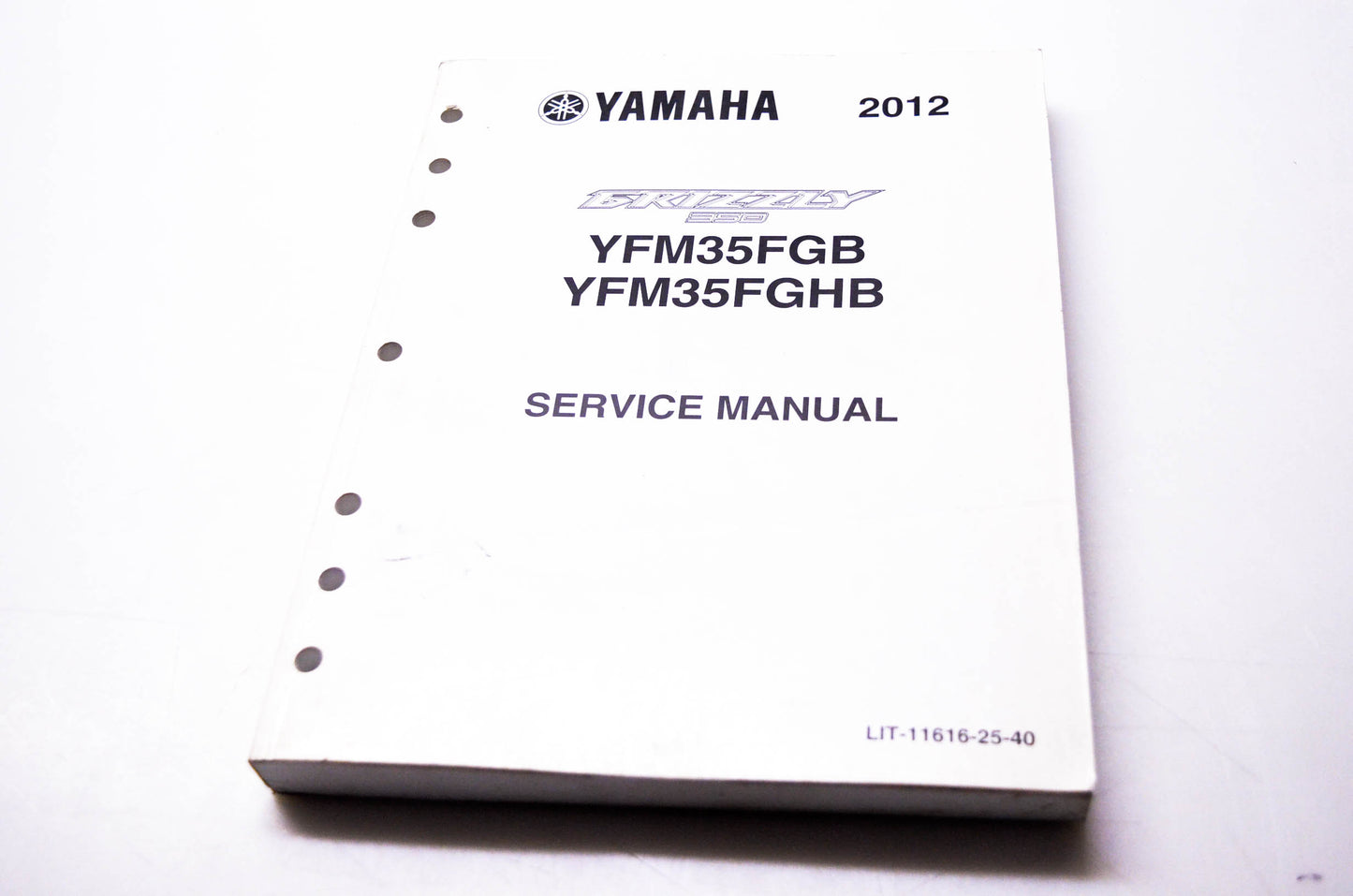 OEM Yamaha LIT-11616-25-40 2012 Grizzly 350 YFM35FGB YFM35FGHB Service Manual