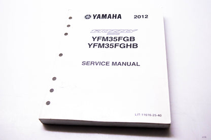 OEM Yamaha LIT-11616-25-40 2012 Grizzly 350 YFM35FGB YFM35FGHB Service Manual