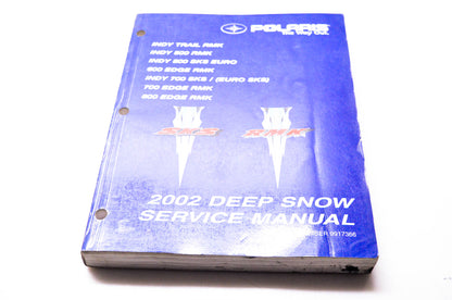 OEM Polaris 9917366 2002 Deep Snow Service Manual