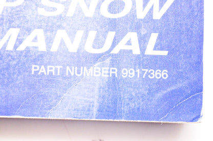 OEM Polaris 9917366 2002 Deep Snow Service Manual