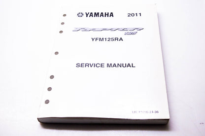OEM Yamaha LIT-11616-24-36 2011 Raptor 125 YFM125A Service Manual