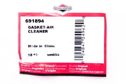 New OEM Briggs & Stratton 691894 Air Cleaner Gaskets Qty 2 NOS