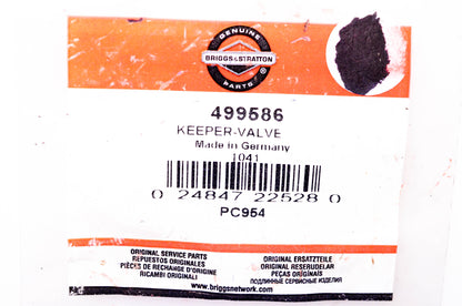 New OEM Briggs & Stratton 499586 Valve Keeper NOS