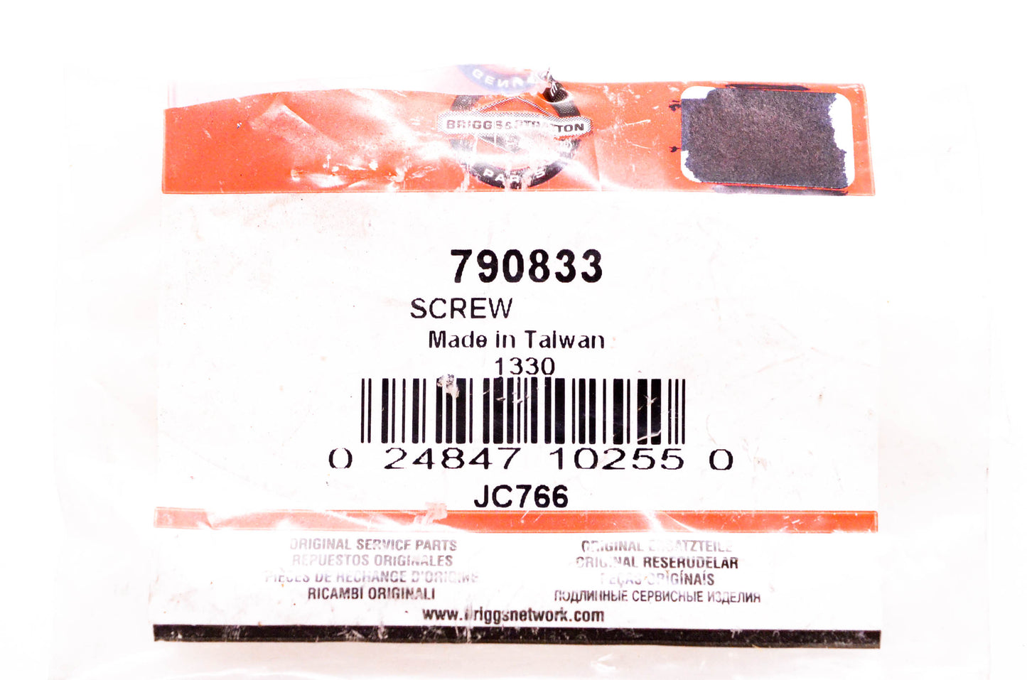 New OEM Briggs & Stratton 790833 Screw NOS