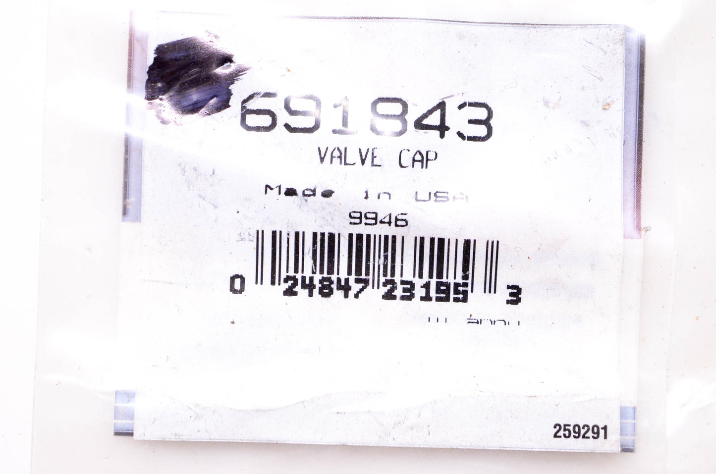New OEM Briggs & Stratton 691843 Valve Cap NOS