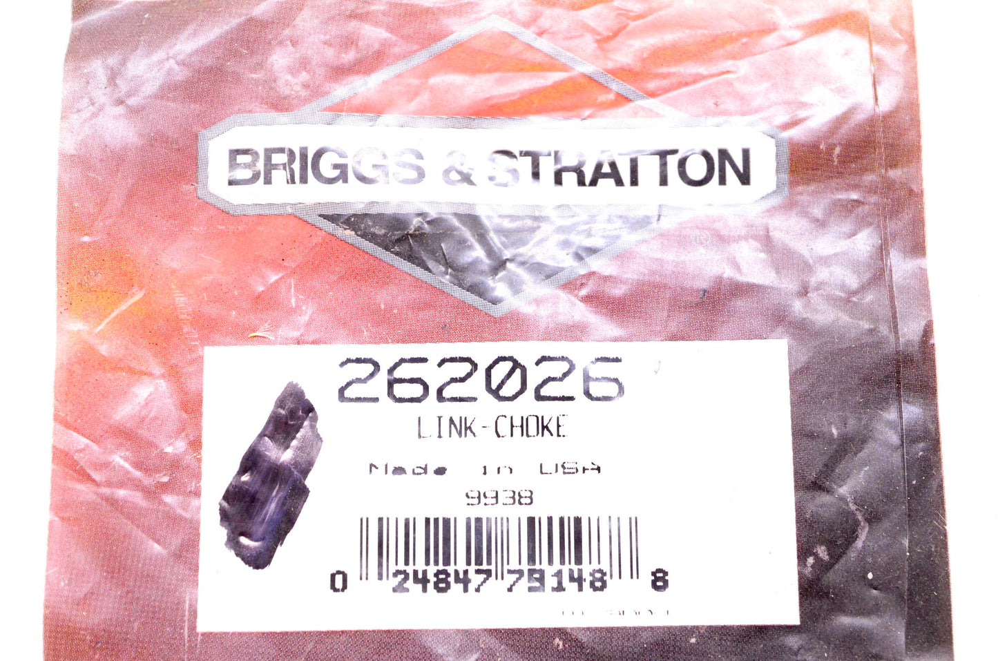 New OEM Briggs & Stratton 262026 Choke Link NOS