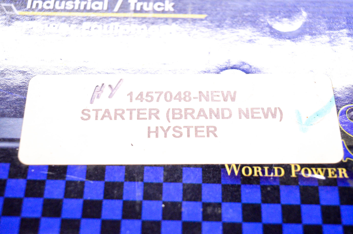 World Power Systems 1457048 New Starter for Hyster NOS