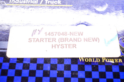World Power Systems 1457048 New Starter for Hyster NOS