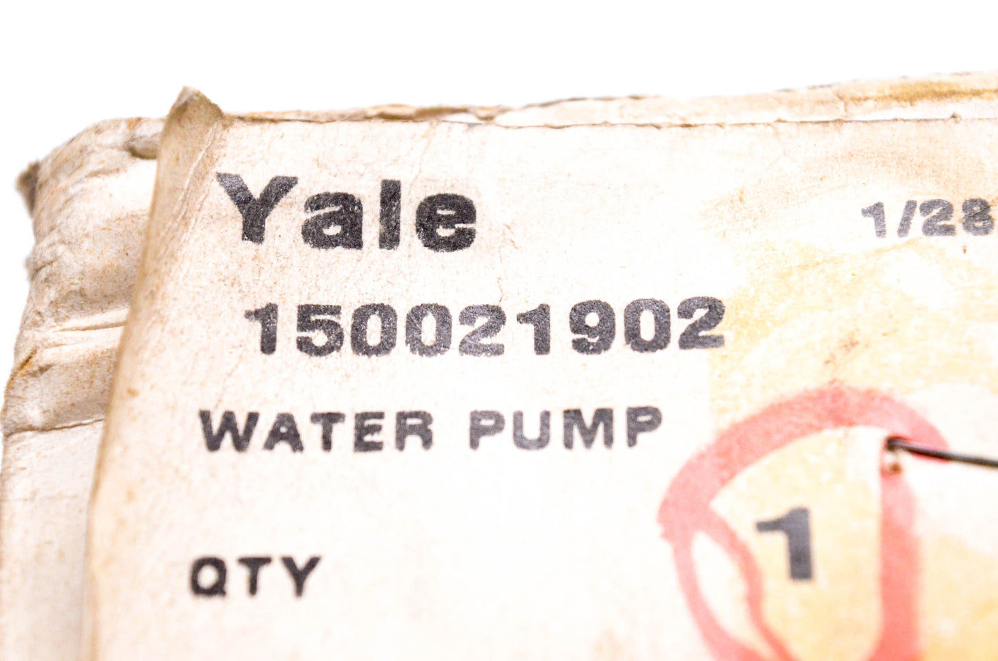 Yale 150021902 Water Pump NOS