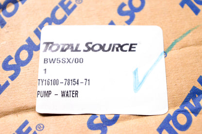 Total Source 16100-78154-71, TY16100-78154-71 Water Pump for Toyota NOS
