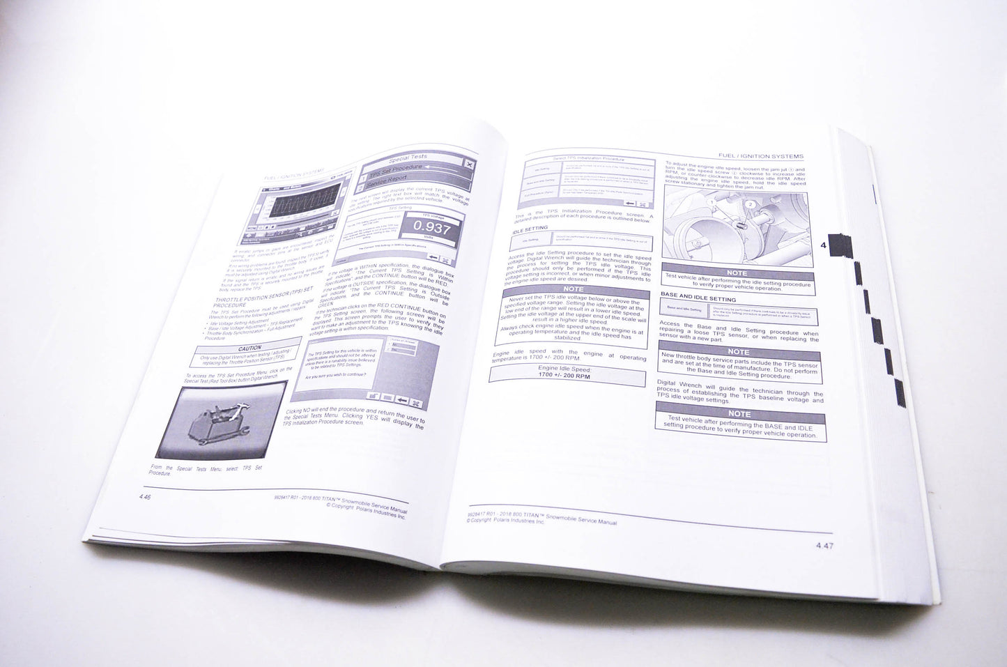 OEM Polaris 9928417 2018 800 Titan Service Manual