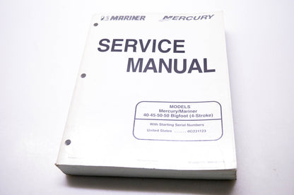 Mercury Mariner 90-828631R3 Service Manual Models Mercury Mariner 40 45 50 50 Bigfoot