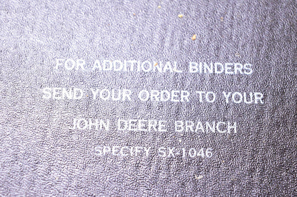 OEM John Deere SX-1046 Technical Manual