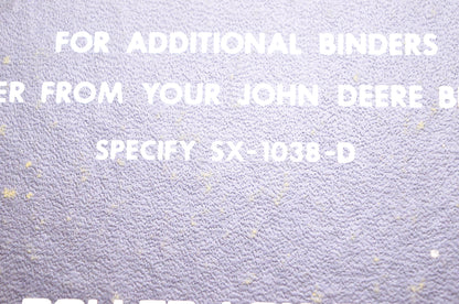 OEM John Deere SX-1038-D Parts Catalog