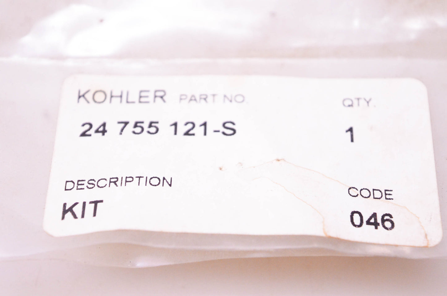 Kohler 24 755 121-S, TT-5028 Dipstick & Tube Kit NOS