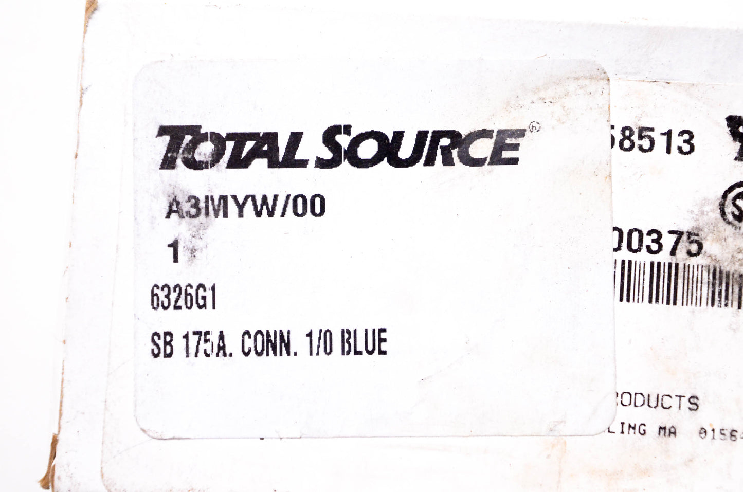 Total Source 6326G1 Anderson Power Products SB Housing Kit Blue 175A NOS