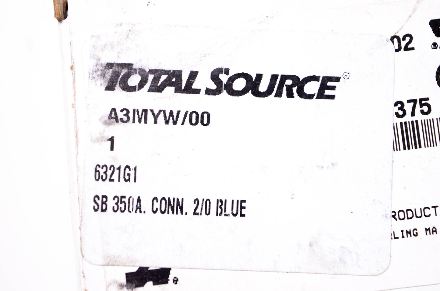 Total Source 6321G1 Anderson Power Products SB Housing Kit Blue 350A NOS