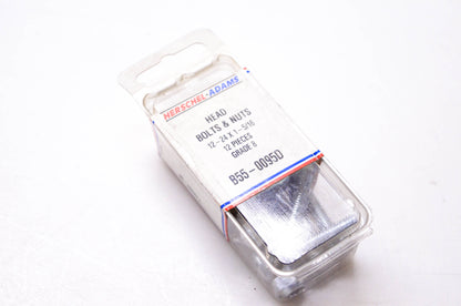 Herschel-Adams B55-0095D 12 Head Bolts & Nuts NOS