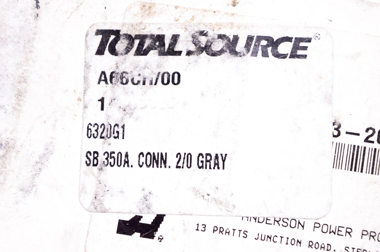 Total Source 6320G1 Anderson Power Products SB Housing Kit Gray 350A NOS
