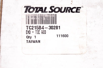 Total Source 215B4-30281 Tie Rod End for TCM NOS