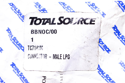 Total Source 7141M Male LPG Connector for TCM NOS