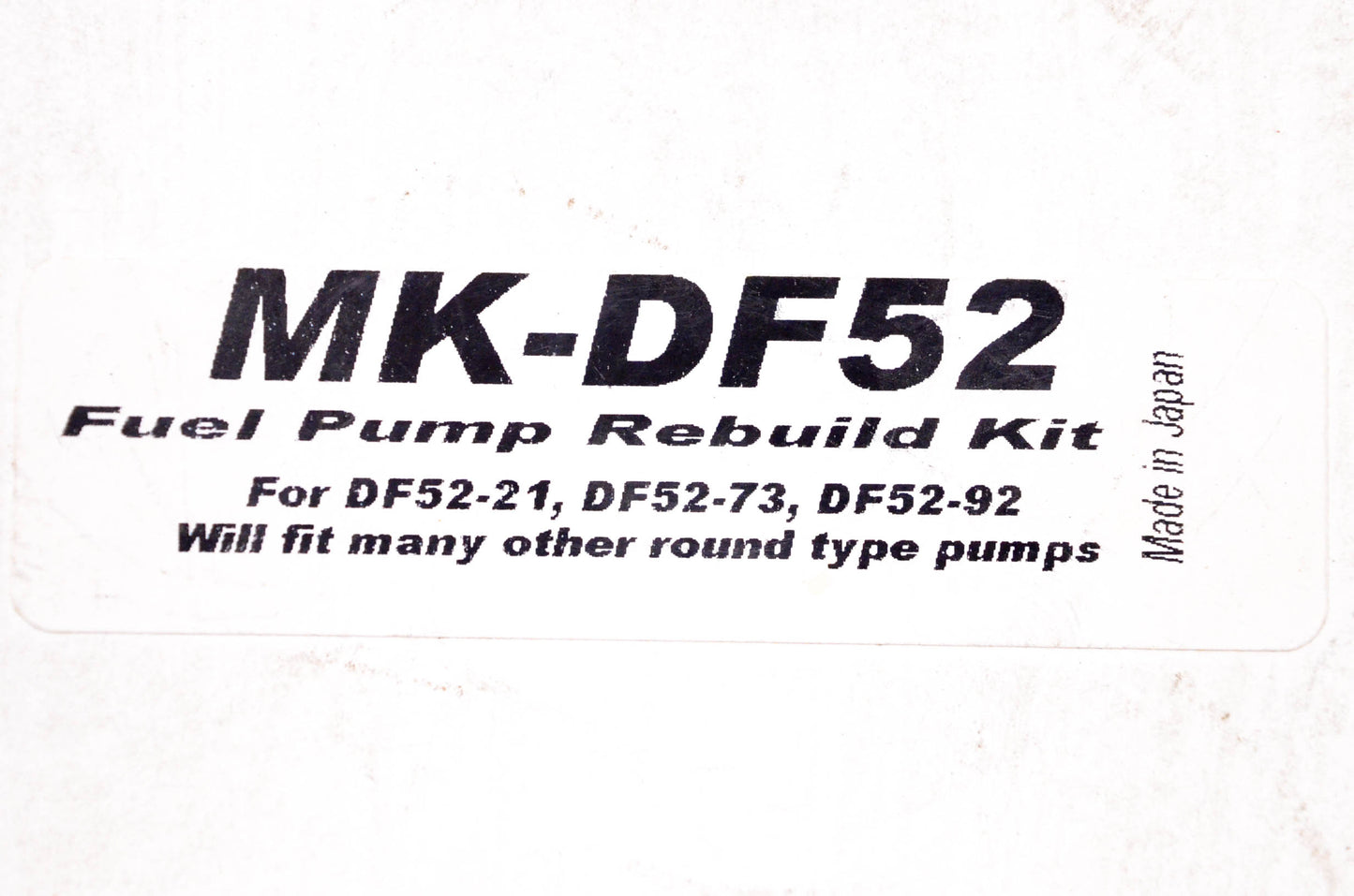 Mikuni MK-DF52 Fuel Pump Rebuild Kit NOS