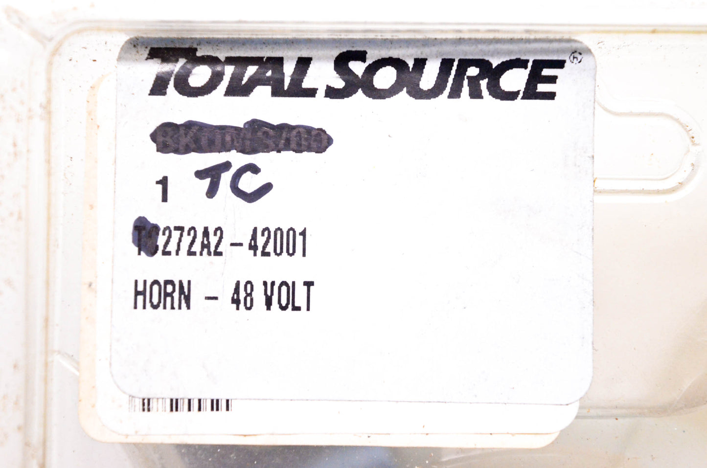 Total Source 272A2-42001 48 Volt Horn NOS