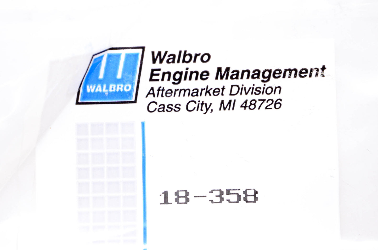 Walbro 18-358, 506 02 80-01 Throttle Lever NOS