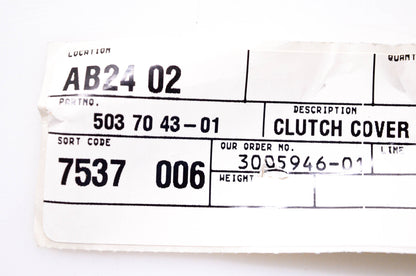 New OEM Husqvarna 503 70 43-01 Clutch Cover NOS