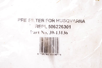 Rotary 39-13136 Pre-Filter for Husqvarna NOS