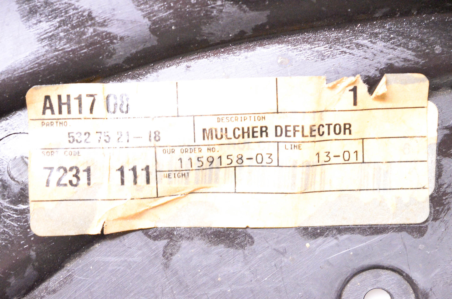 OEM Husqvarna 532 75 21-18, 532752118 Mulcher Deflector
