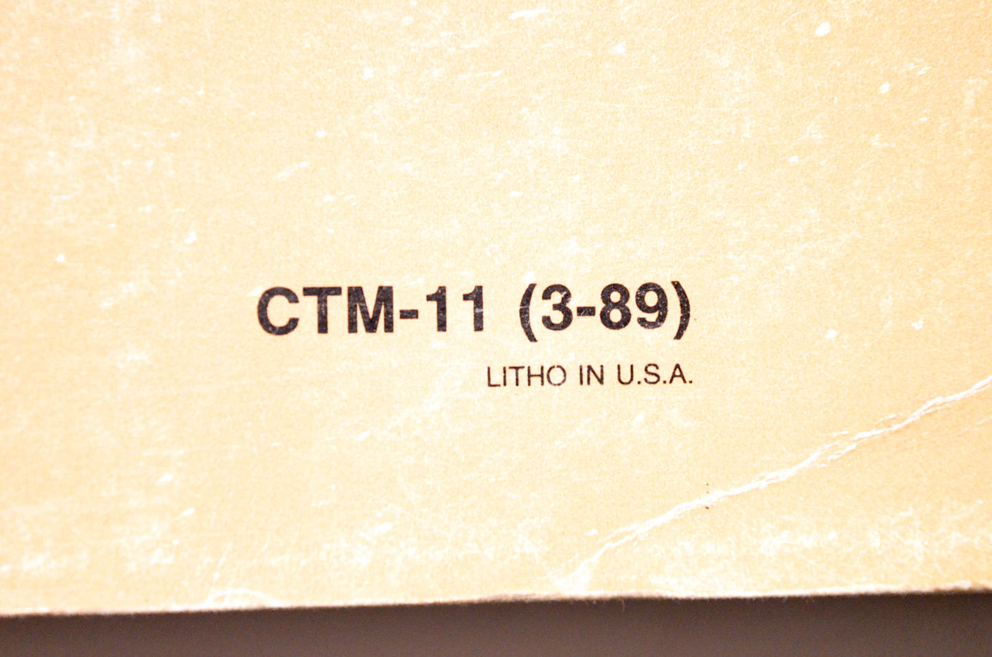 OEM John Deere CTM-11 Component Technical Manual