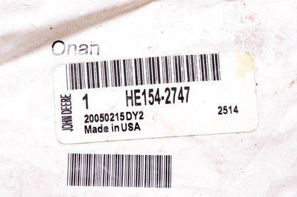 Onan HE154-2747, 154-2747 Exhaust Gasket NOS