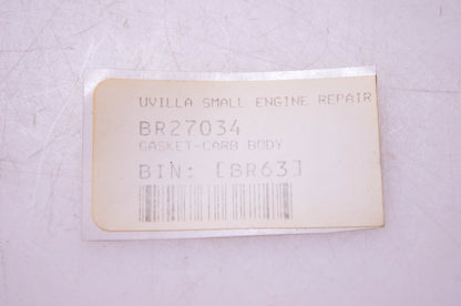 New OEM Briggs & Stratton 27034 Carburetor Body Gaskets Qty 2 NOS