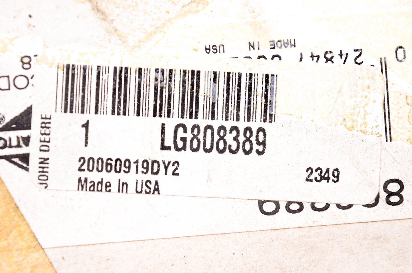 New OEM John Deere LG808389 Gaskets NOS