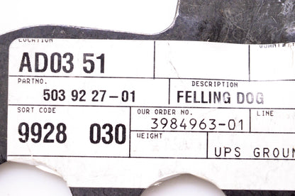 OEM Husqvarna 503 92 27-01 Felling Dog