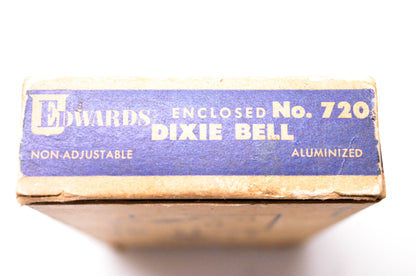 Edwards 720 Dixie Bell Non-Adjustable Aluminized Doorbell NOS