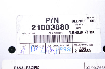 Delphi Delco 21003880 Radio NOS